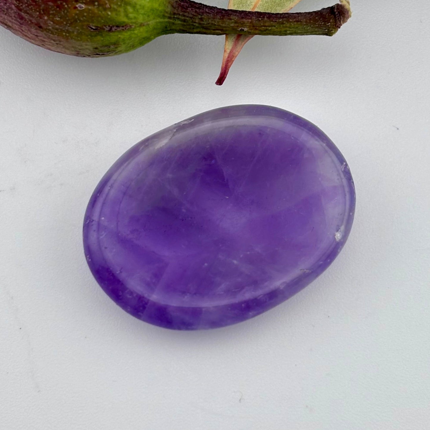 Amethyst Worry Stone