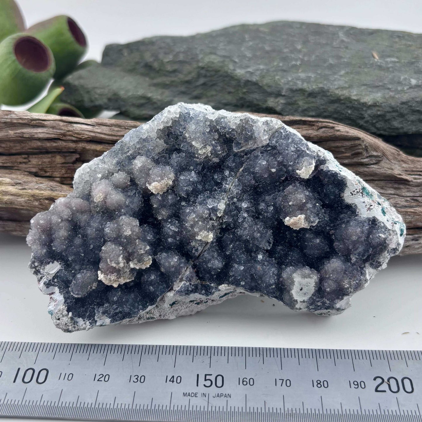 Brazilian Druzy Zeolite Cluster /Slab w crystal rosettes - 166 grams