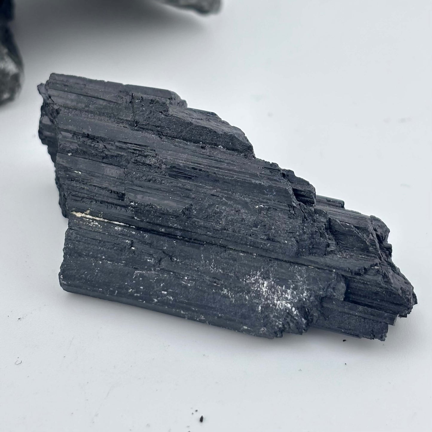 Black Tourmaline Rough - 105 grams / 8 cm
