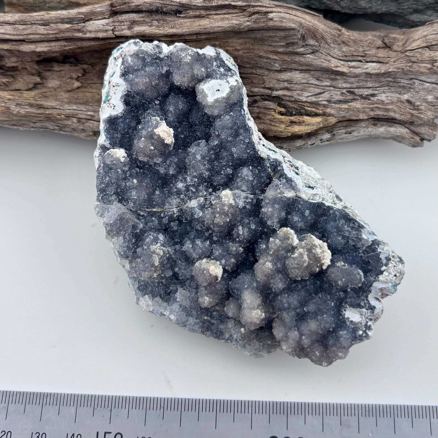 Brazilian Druzy Zeolite Cluster /Slab w crystal rosettes - 166 grams