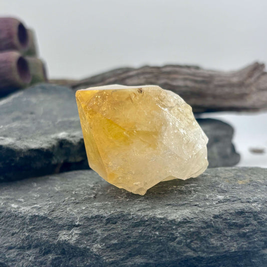 Small Brazilian Citrine Rough Point