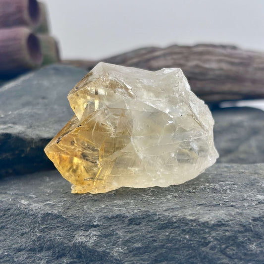 Small Brazilian Citrine Rough Point