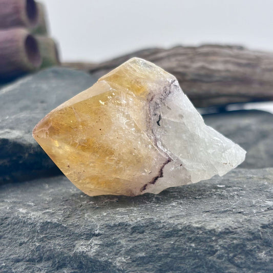 Small Brazilian Citrine Rough Point