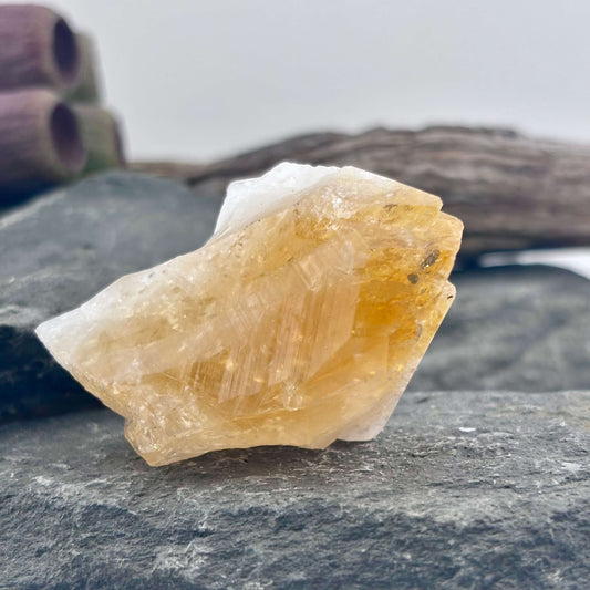 Small Brazilian Citrine Rough Point