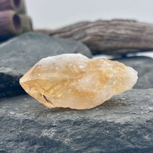 Small Brazilian Citrine Rough Point