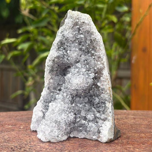 Brazilian Black (purple-ish) Amethyst Geode - 340 grams