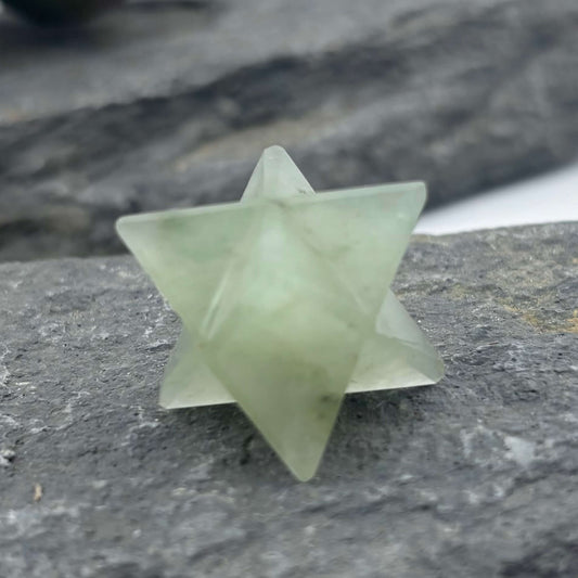Small Green Aventurine Merkaba Star