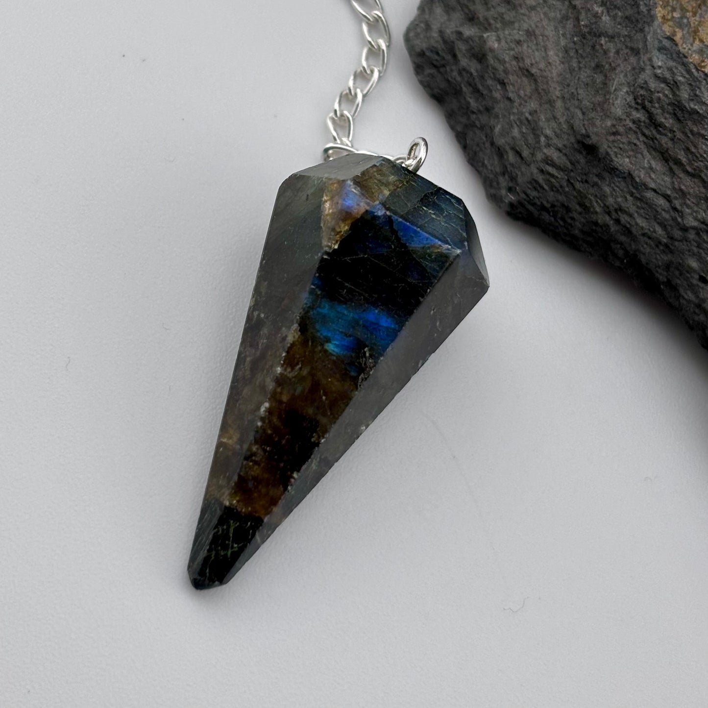 Labradorite Terminator Pendulum