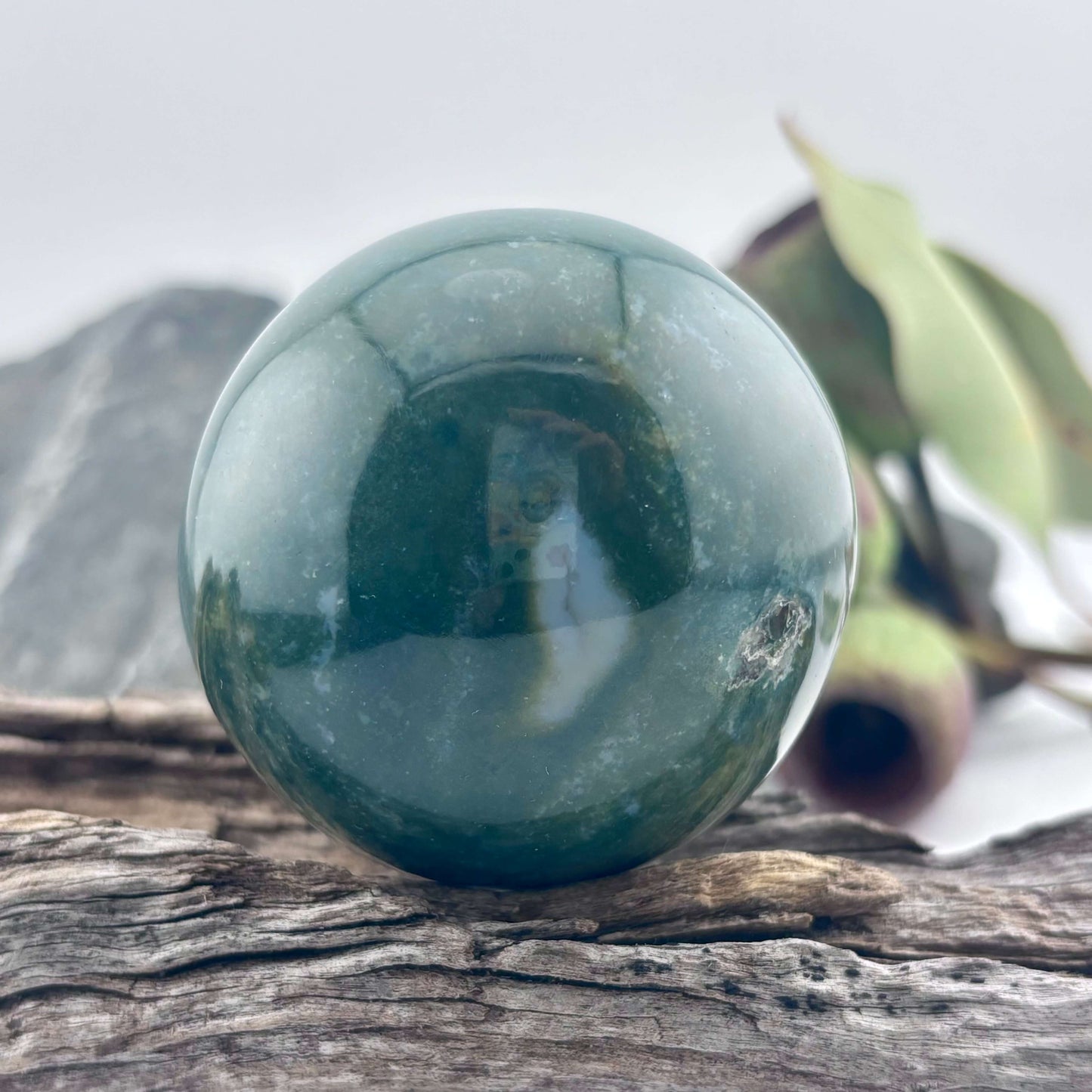 Moss Agate Sphere