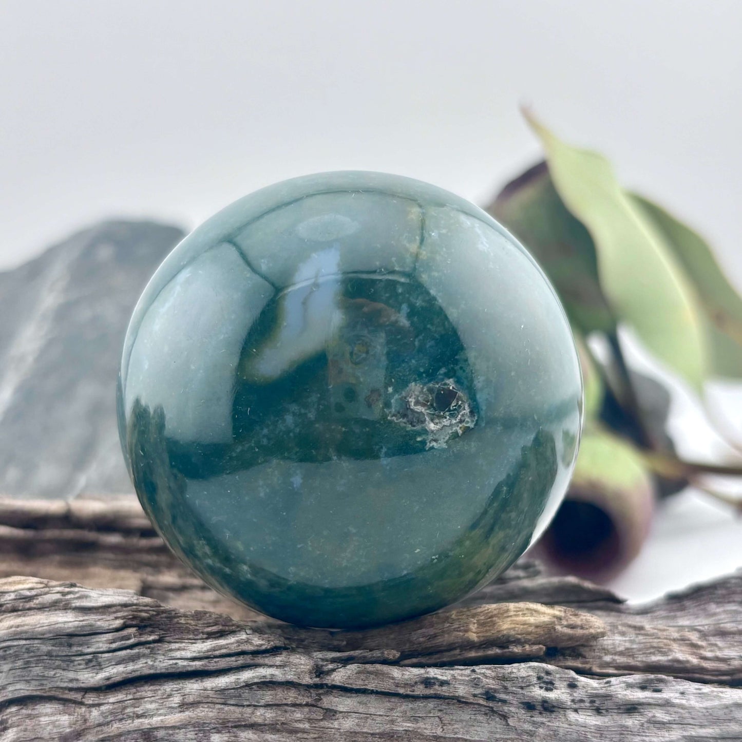 Moss Agate Sphere