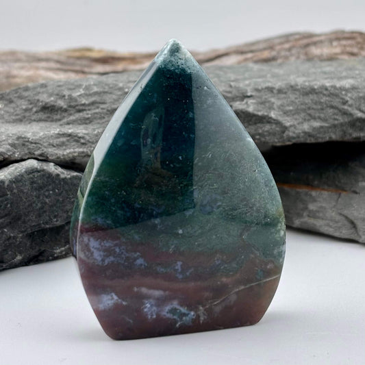 Ocean / Marine Jasper Polished Flame