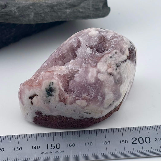 Brazilian Pink Amethyst Druzy Freeform - 239 grams