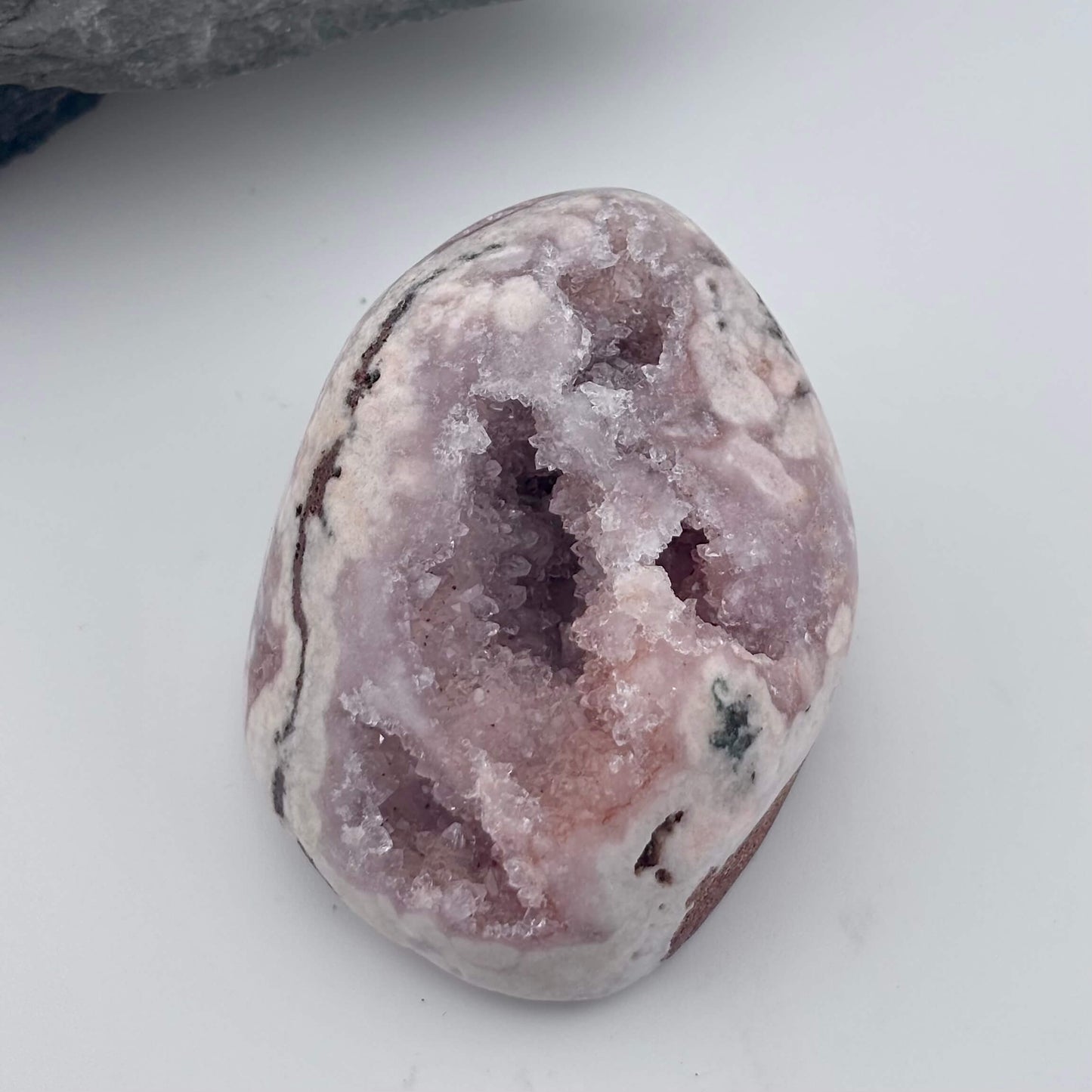 Brazilian Pink Amethyst Druzy Freeform - 239 grams
