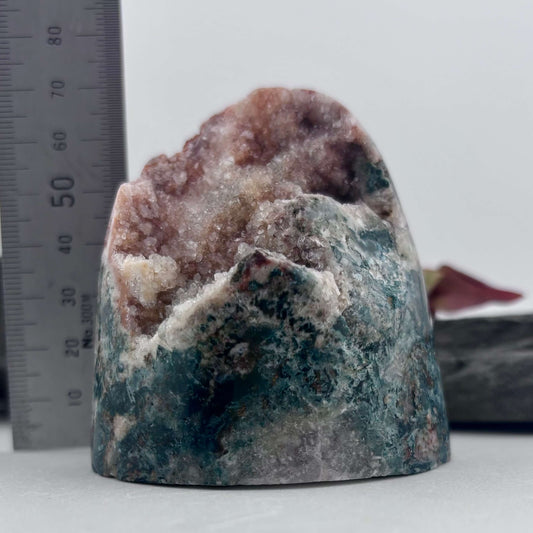 Brazilian Pink Amethyst Druzy Freeform - 282 grams