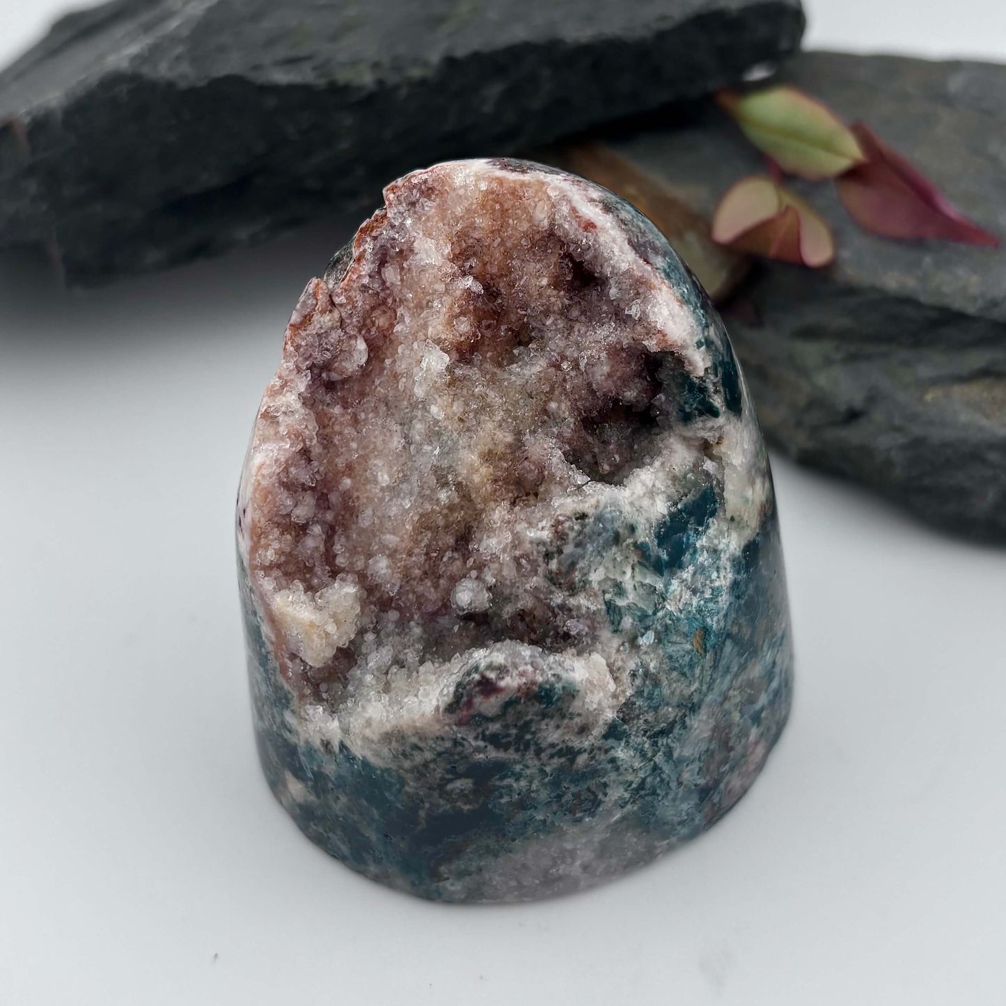 Brazilian Pink Amethyst Druzy Freeform - 282 grams