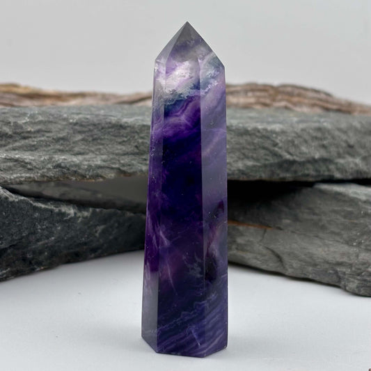 Rainbow Fluroite Polished Tower