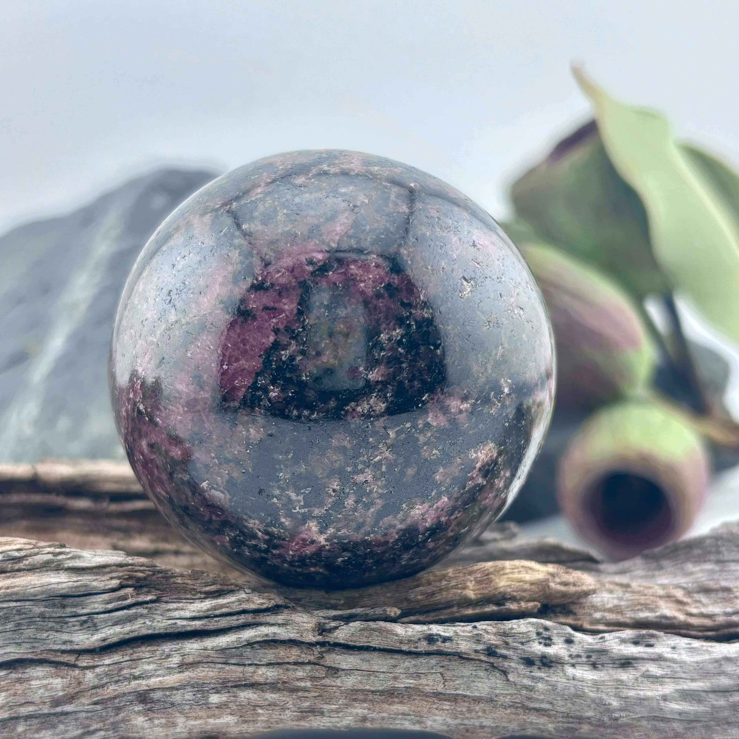 Rhodonite Sphere
