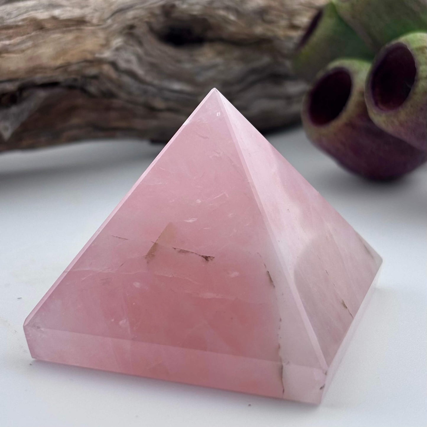Rose Quartz Pyramid