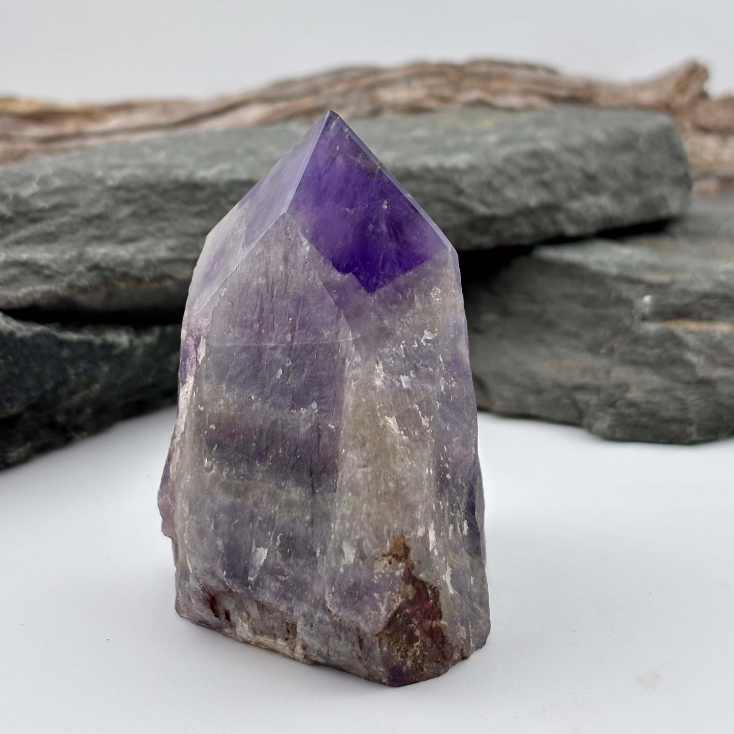Large Amethyst Polished Point Rough