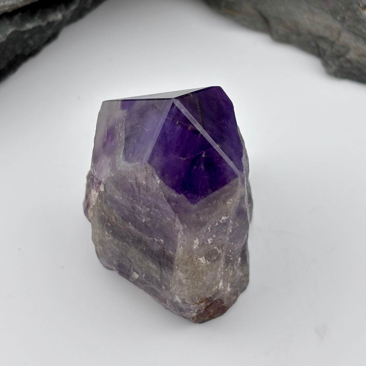 Large Amethyst Polished Point Rough