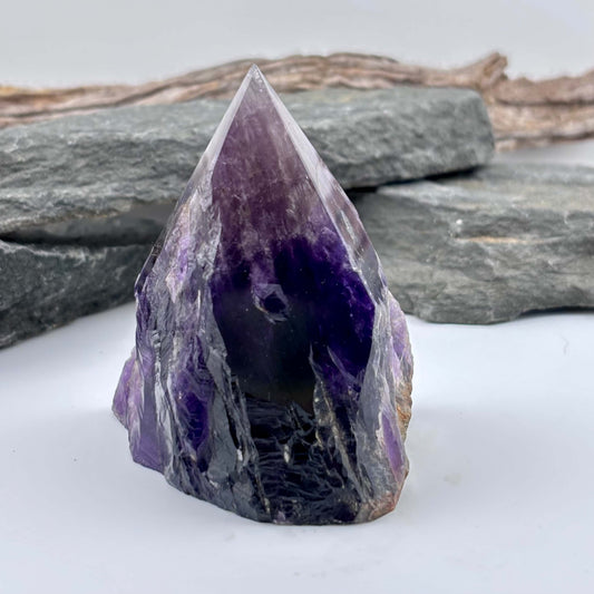 Large Amethyst Polished Point Rough