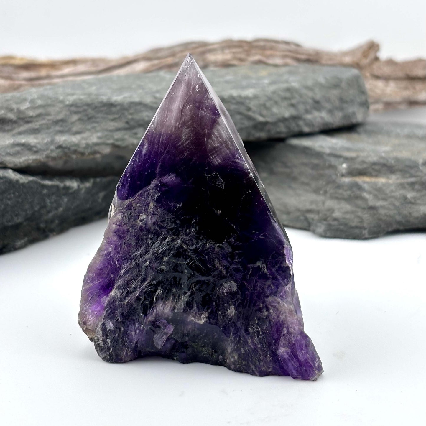 Large Amethyst Polished Point Rough