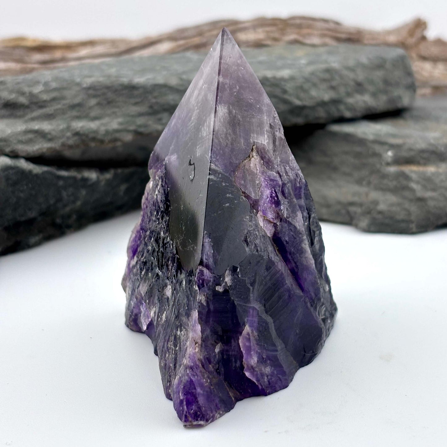 Large Amethyst Polished Point Rough