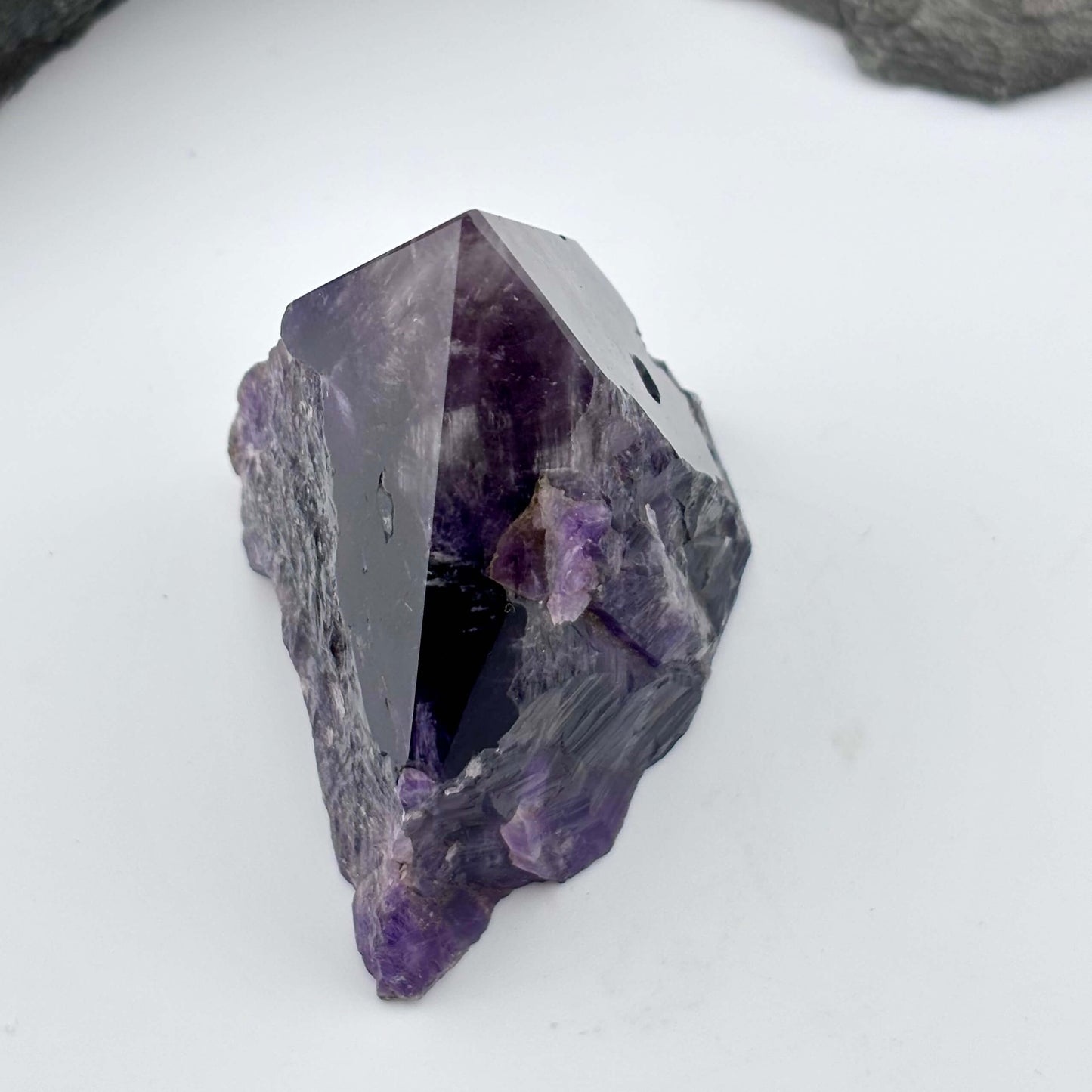 Large Amethyst Polished Point Rough