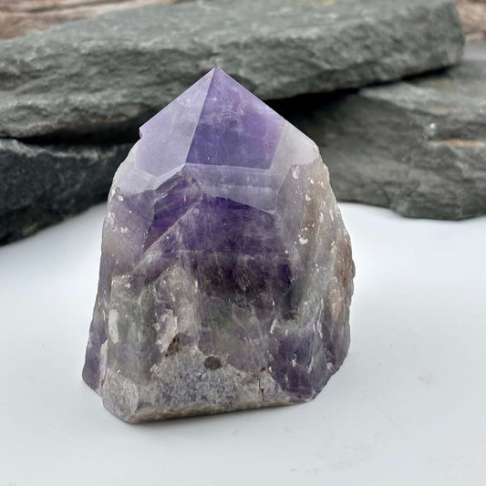 Large Amethyst Polished Point Rough