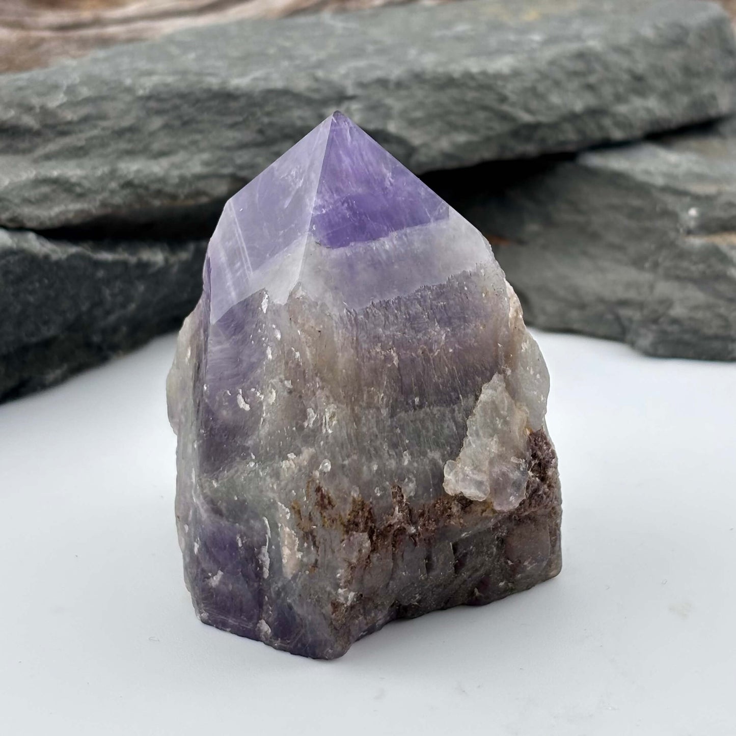 Large Amethyst Polished Point Rough