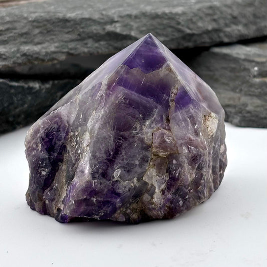 Large Amethyst Polished Point Rough