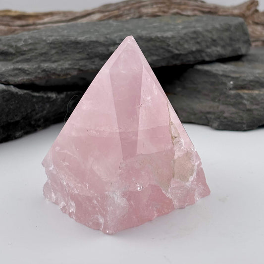 Rough Polished Point Rose Quartz