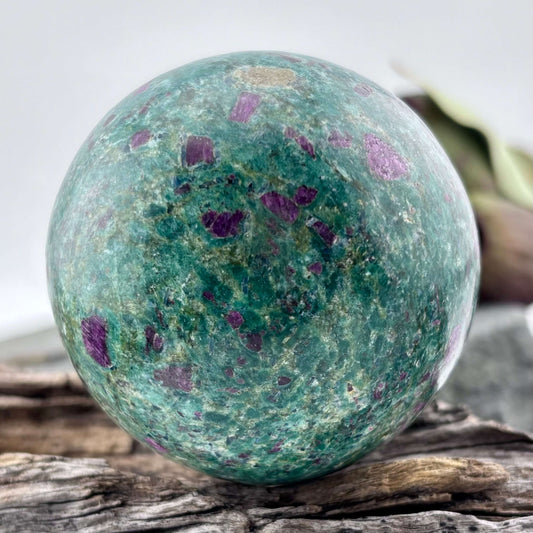 Ruby Zoisite Sphere