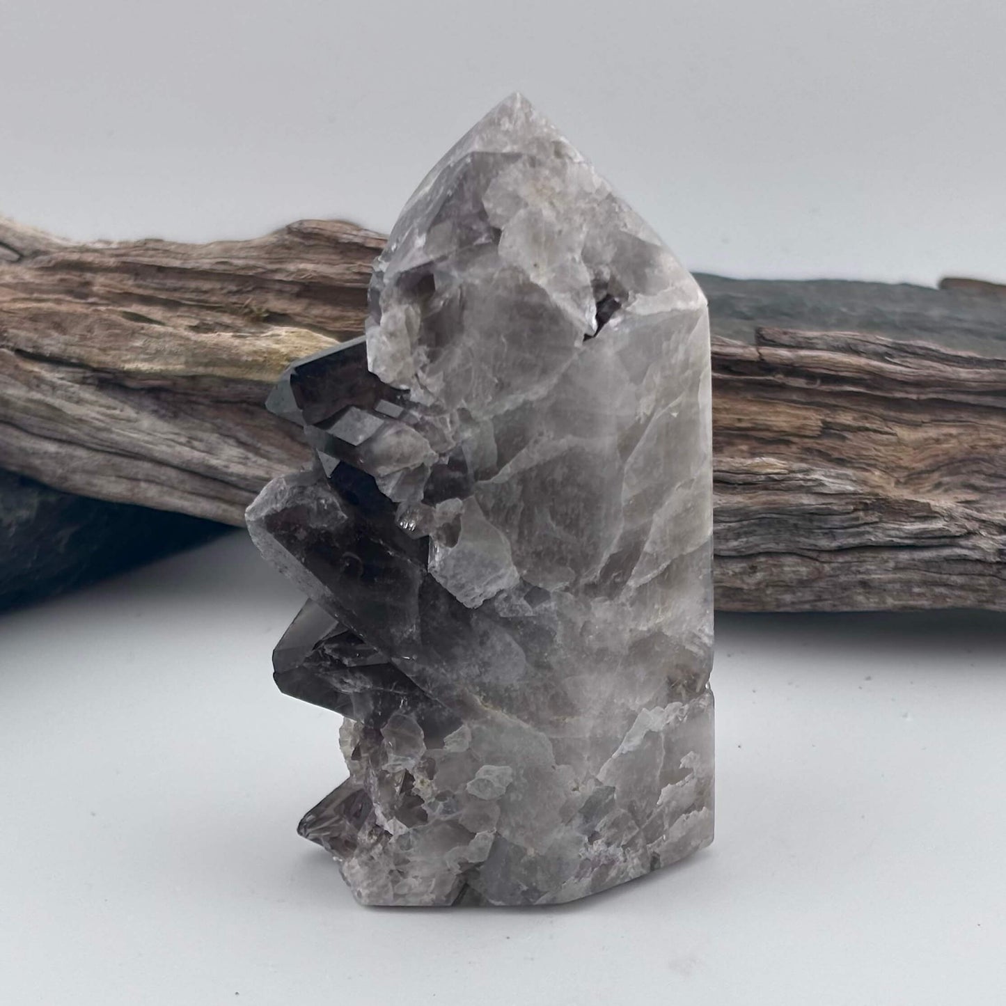 Brazilian Smoky Quartz Polished Cluster Point - 274 grams
