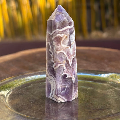Dream Chevron Amethyst Tower - 40 grams / 6.2 cms