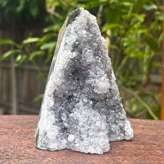 Brazilian Black (purple-ish) Amethyst Geode - 340 grams