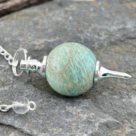 Amazonite Sphere Pendulum