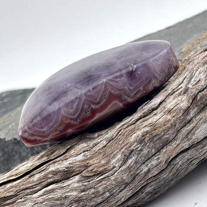 Unique Agate & Amethyst Druzy Heart - 130 grams / 8.6 cms