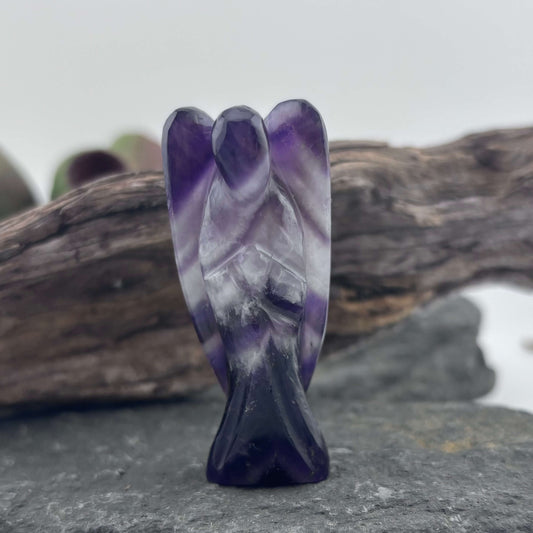 Amethyst Carved Angel - 5.5cm / 20 grams
