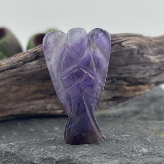 Amethyst Carved Angel - 5.5cm / 20 grams