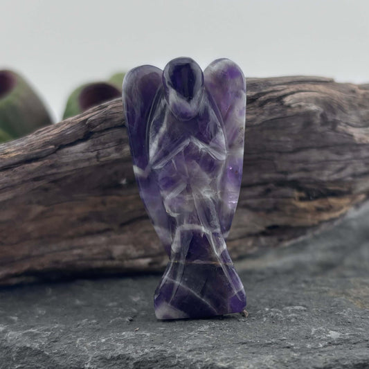 Amethyst Carved Angel - 5.5cm / 20 grams