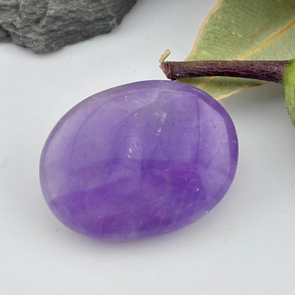 Amethyst Worry Stone