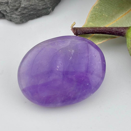 Amethyst Worry Stone