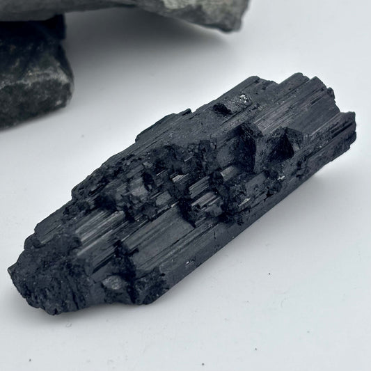 Black Tourmaline Rough - 105 grams / 8 cm