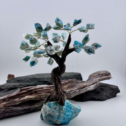 Amazonite Crystal Tree on Amazonite Rough
