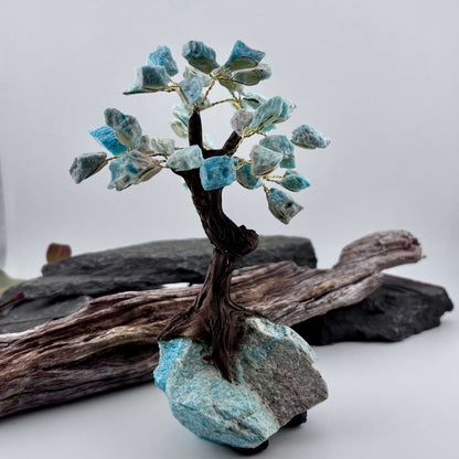 Amazonite Crystal Tree on Amazonite Rough