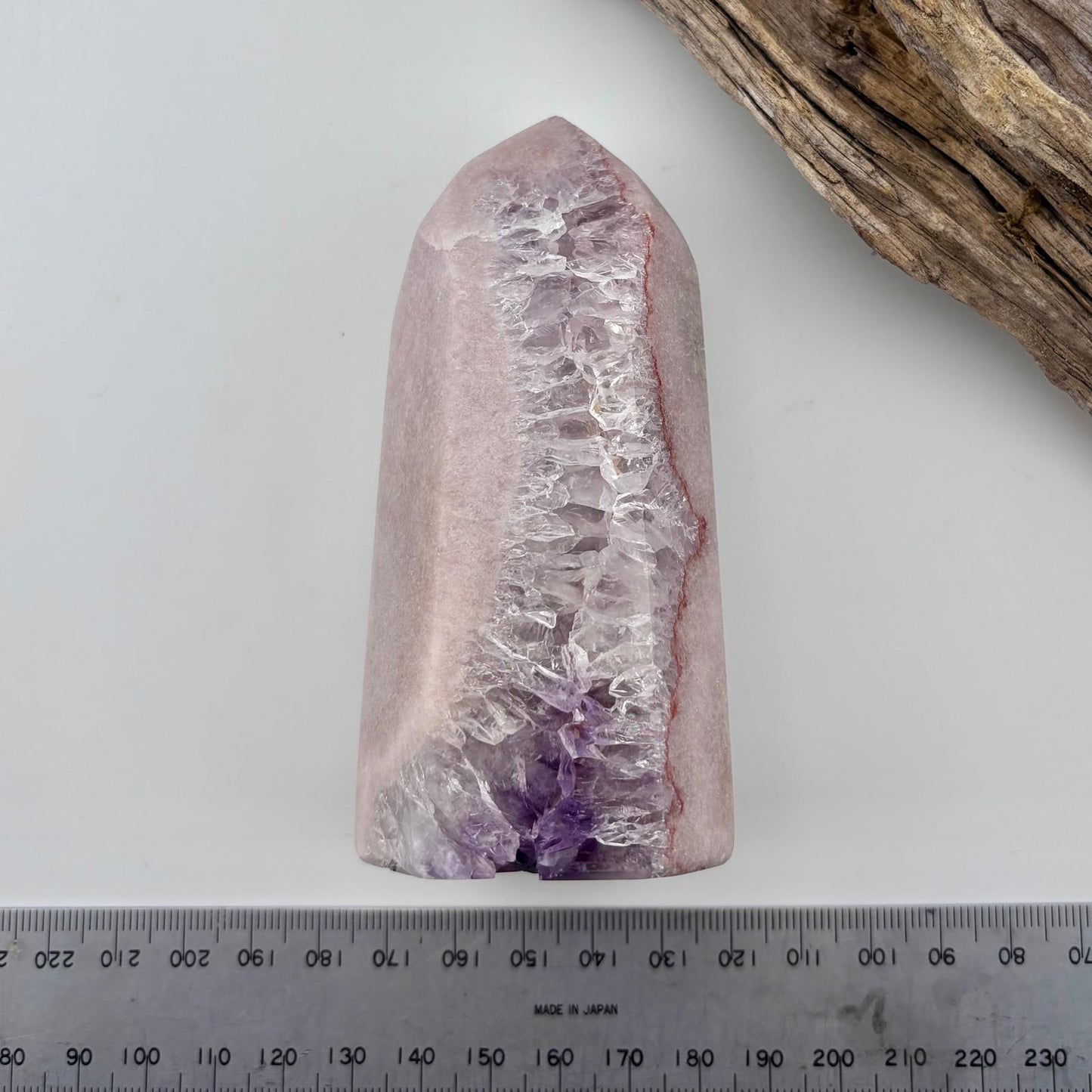 Brazilian Pink Amethyst Quartz Tower - 306 grams