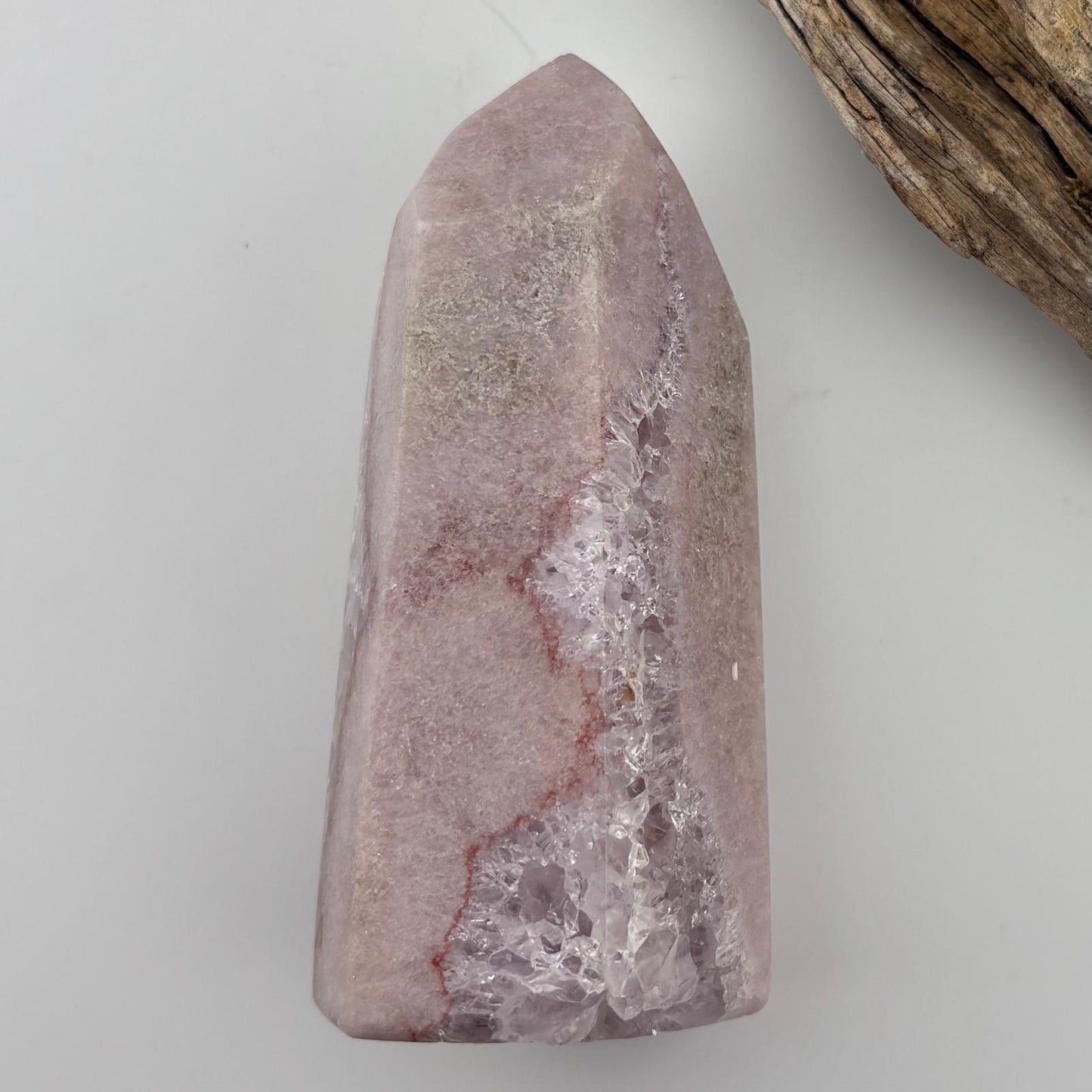 Brazilian Pink Amethyst Quartz Tower - 306 grams