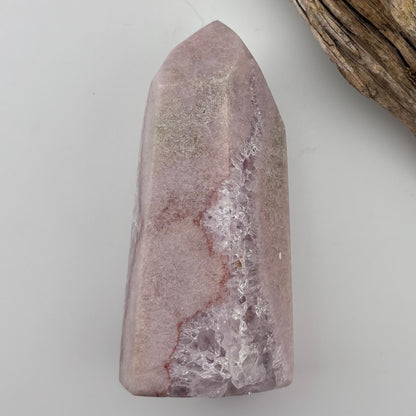 Brazilian Pink Amethyst Quartz Tower - 306 grams