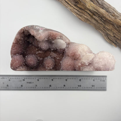 Unique BIG Brazilian Pink Sparkly Sugar / Grape Druzy Freeform Cloud Shape - 790 grams